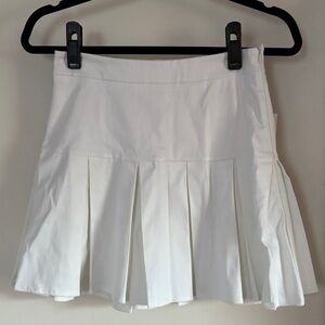 NWT White Pleated Women's Skirt